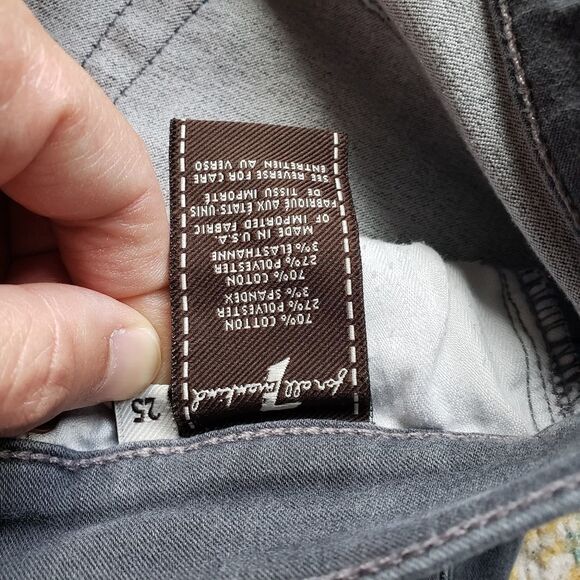 7 for all Mankind the Slim Cigarette Size 25 - Picture 7 of 16